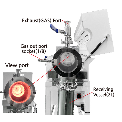 1200°C Rotary Kiln two heating zones